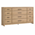 Komoda drewniana z 9 szufladami 150x80x40 cm