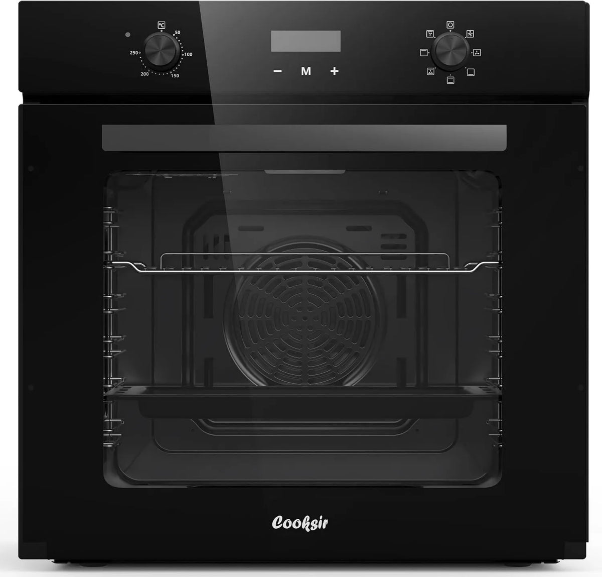 Cooksir piekarnik do zabudowy, Piec elektryczny, 60 CM, 60 l, 2000 W, 7 programów, minutnik, jednoprzewodowa rura superior, elektroniczny licznik czasu 10 godzin, 7 Funkcje