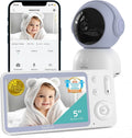 BOIFUN, 55: 00 Babyphone, Monitor wideo dla dzieci, WiFi, 2 strefy temperatur