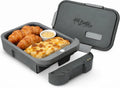 Hot Bento, Bateria, Przenośna, 994 ml, USB, wyjmowana, funkcja ogrzewania, czarny, do biura