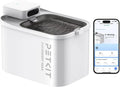 PETKIT, Kontrolowany przez APP, Max Fontaine ma bezprzewodowy czat wodny, 26 dB Ultra Silent, 83 Dni energii, 3 l Duża pojemność, Fontanna wodna Kot Pies