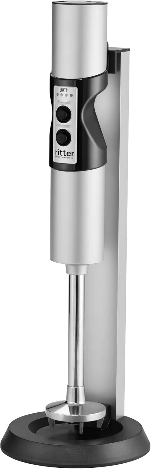 ritter blender ręczny, Mikser, stilo 7 Plus, elektryczny mikser, bateria, bezprzewodowy mikser tłoka z akumulatorem wielokrotnego ładowania w metalowym metalu