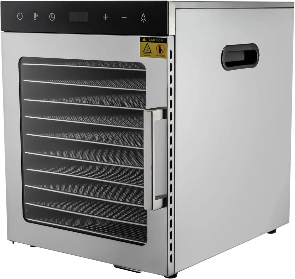Dokiiovo suszarka do żywności, dehydrater żywności, dehydrater stali nierdzewnej z 10 sieci ze stali nierdzewnej, 800 W z panelu sterowania LED, regulacja