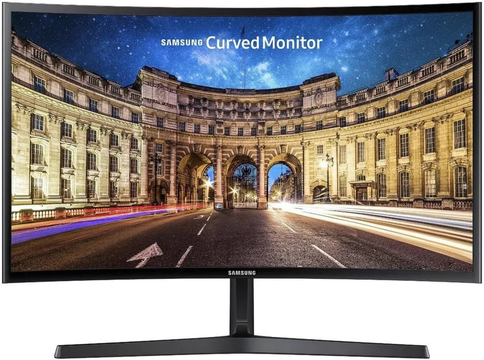 Samsung monitor komputerowy, C27F396FHU Monitor, 1920 × 1080, 4 ms, 60 Hz, Full HD, płyta VA, ekran PC, czarny, AMD FreeSync, Dalle VA 27 ', 4ms, Incurved PC ekran