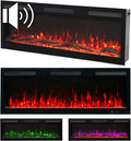 AFLAMO kominek elektryczny, Elektryczny grzejnik, Wall Fireplace LED Majestic Pro 153, 153x46x13