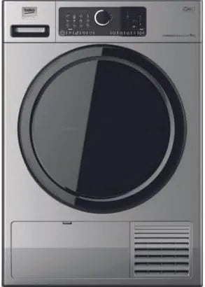 Beko 9HPS/PRO, 44 kg, 65,6 cm, 84,9 x 59,9 x 65,6 cm, Professional AWZ BP suszarka z pompą ciepła, kolor srebrny, bęben ze stali nierdzewnej