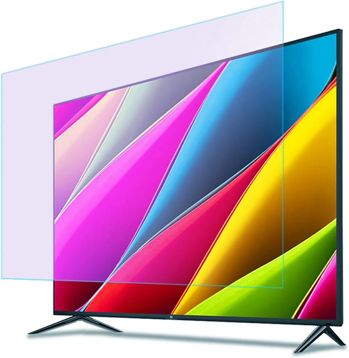 JHZDX, Inteligentny telewizor, 55 cali, TV, 4K UHD, QLED, OLED, HDTV, LCD ekran, niebieski, 55 '1211 * 682, Przeciwrozjaśniający telewizor ekranowy