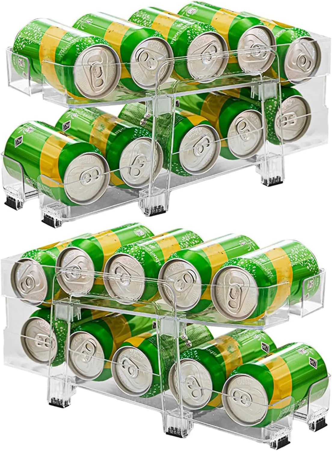 Generic, Lodówka, Rollers, Kemping, 2- poziom półki stojakowej, Bar, kamper, 2 x soda, Regulowany stojak na sody, garaż