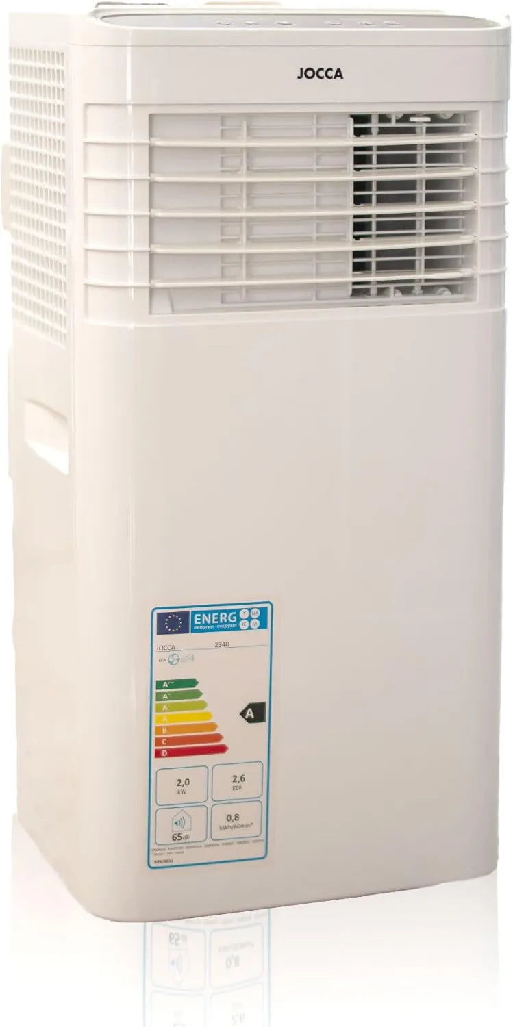 Jocca klimatyzator przenośny, Klimatyzator 2.05 kW 24h, koła podróżne, minutnik, - mobilny klimatyzator 7000 BTU, h 2.05 kW Chłodziarka powietrzna 24h 4