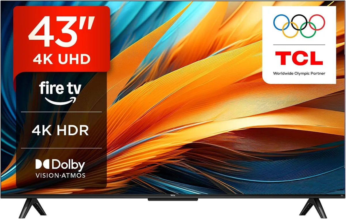 TCL telewizor, 43PF650 Airplay2 Smart TV, 43 cali, TV, 4K UHD, HDR, Sound Dolby, HDR 10, Dolby Atmos, Dolby Vision, DTS, Smart LED Fire TV, Alexa built- in
