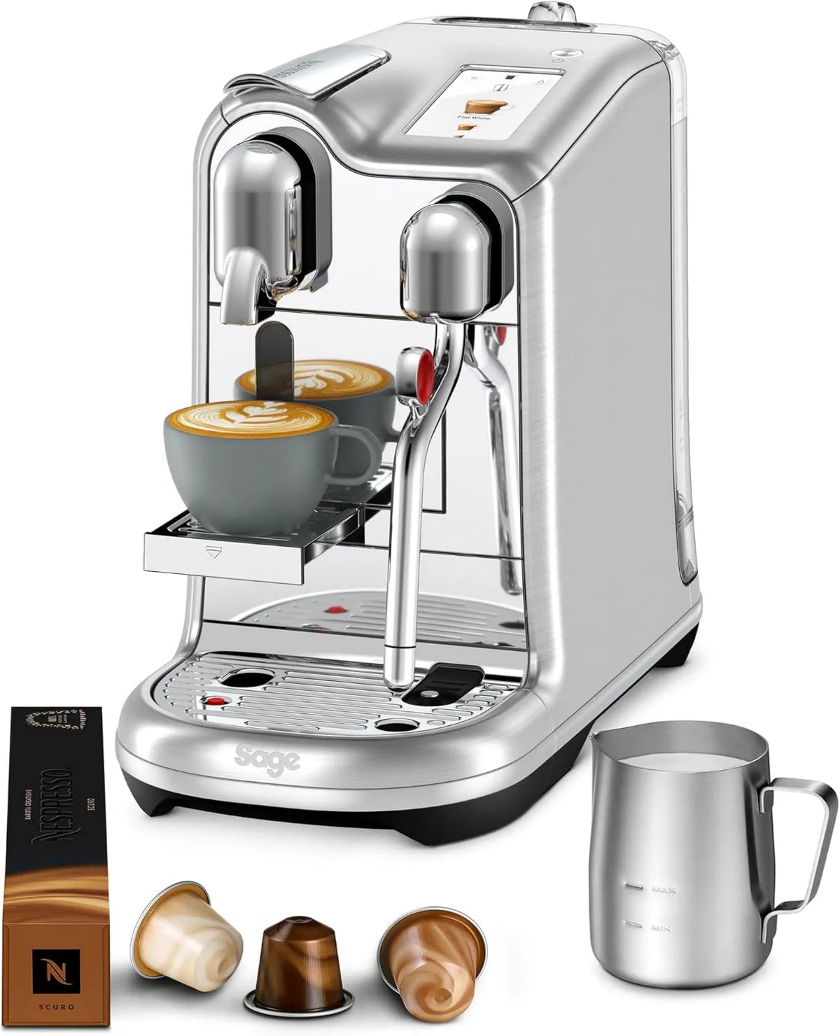 Nespresso, Ekspres do kawy SNE900BSS, stal nierdzewna