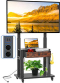Maiproo, Szafka telewizora 75 ', koła ruchome, OLED, LCD, LCD / LED, Ochraniacz na kółkach z płaskim ekranem, idealny do