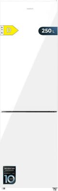 Cecotec lodówka, 250 l, 55 cm, 180 x 55 cm, No Frost, technologia No Frost, silnik inwerterowy, klasa energetyczna D, Multi Air Flow