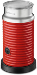 Nespresso spieniacz do mleka, Mech z mleka, emulgator mleka, czerwony, do Cappuccino i Lattes, 240 ml