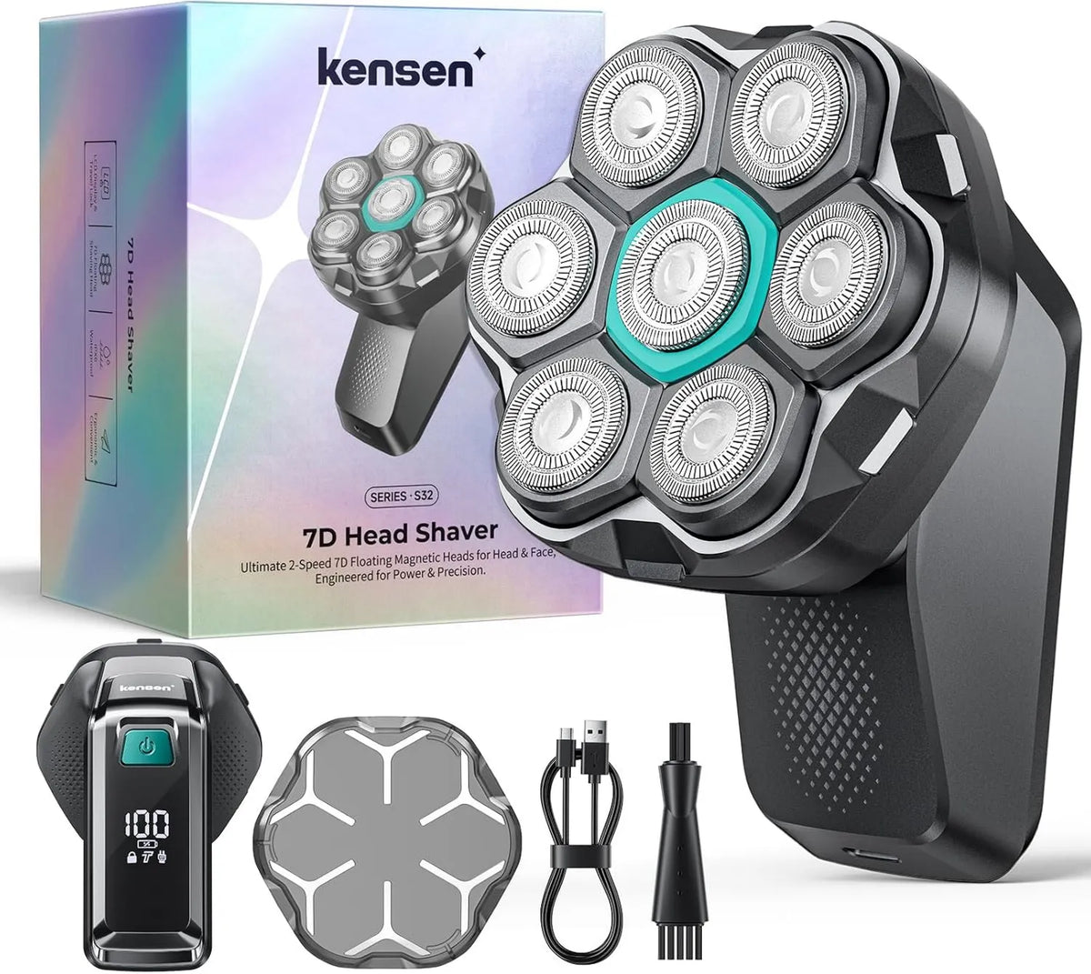 kensen, IPX6 Shaft, IP65, USB, Autonomia, LED, USB- C, 8100