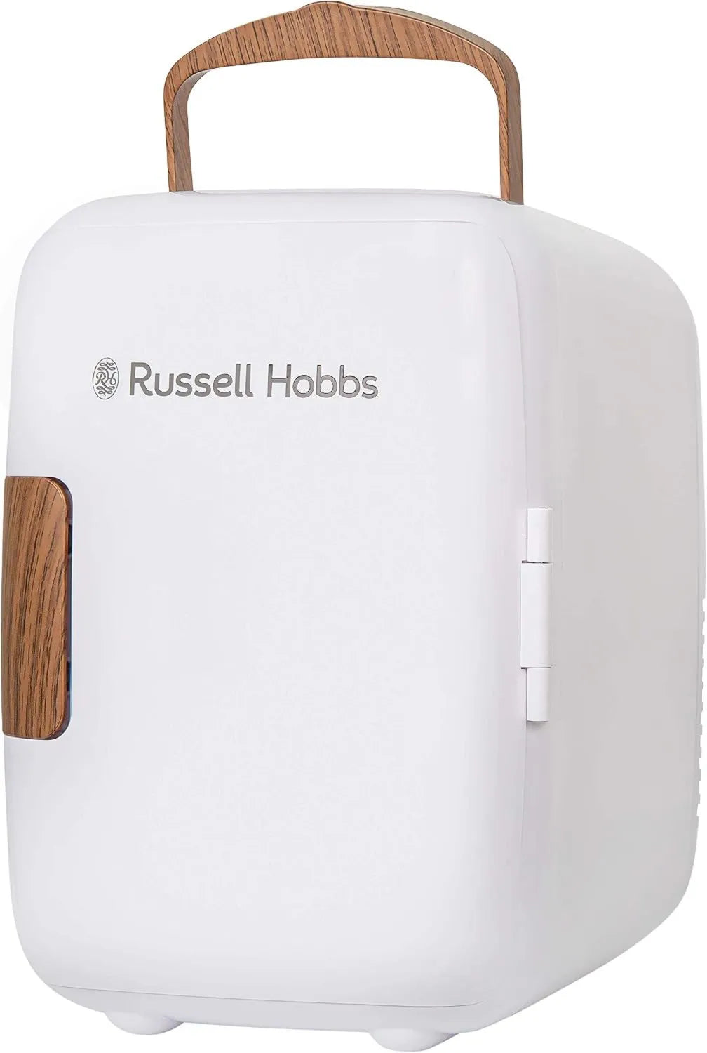 Russell Hobbs minilodówka, RH4CLR1001SCW Cooler, Przenośne, Funkcja grzewcza, Biały, Drewno, Do napojów