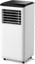 HUANQIN klimatyzator przenośny, Klimatyzator 24h, licznik, 12.000 BTU, 2 prędkości, 14000 BTU z zestawem instalacyjnym, Niska konsumpcja, Cyfrowy ekran, Wentylator