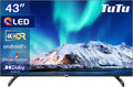 TuTu, Smart TV, 43 cali, TV, TUQ43UN1, QLED, potrójny tuner DVB- T2, S2, WiFi, Bluetooth, Android OS, App Store, 108 cm, Chromecast, Mołotov i DVB-T2