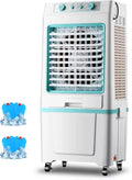 GBPLDMAQ, Klimatyzator, 40 l, 280 W, 000 m3 / h, przemysłowe, duży zbiornik, 4 Bloki Lodówka 4 Koła 2 Hamulce Blokowanie, chłodziarka powietrza do 4 m3/h