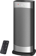 gearelec, Grzejnik elektryczny PTC 1500 W, 41 CM, 1500 W, zegar, 70 ° oscylacja, czas 1- 24, ECO- Modus