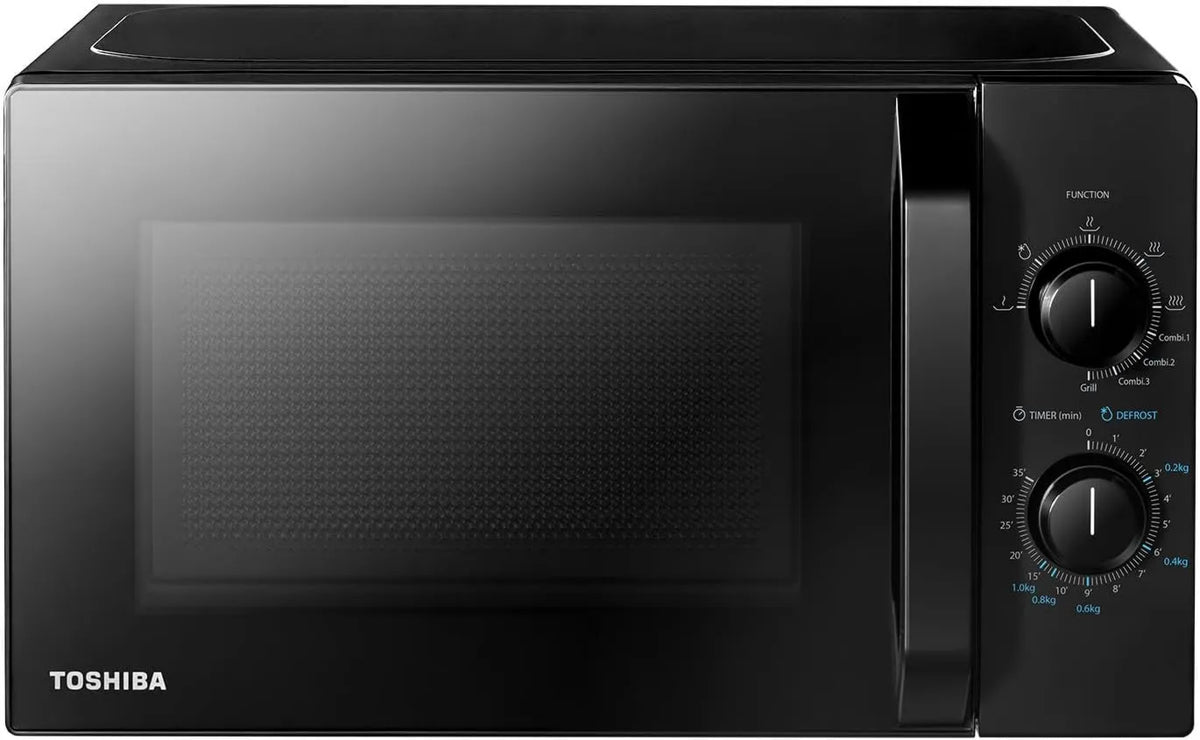 Toshiba, MW2-MG20PE Kuchenka mikrofalowa, 700 / 1000 W, grill, czarny, 5 poziomów mocy