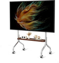 CNTSLNB, Szafka TV, 75 cali, 600x400 mm, koła ruchome, wyświetlacz LCD, 50 kg obciążenia, 360 ° Kółka zamykane, LCD i LED, TV stoi na piechotę