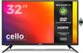 Cello telewizor, Smart TV, 32 cali, 3 HDMI, TV, potrójny tuner DVB- T2, S2, USB, Non Smart, 3X HDMI, Design Compact DVB-T2