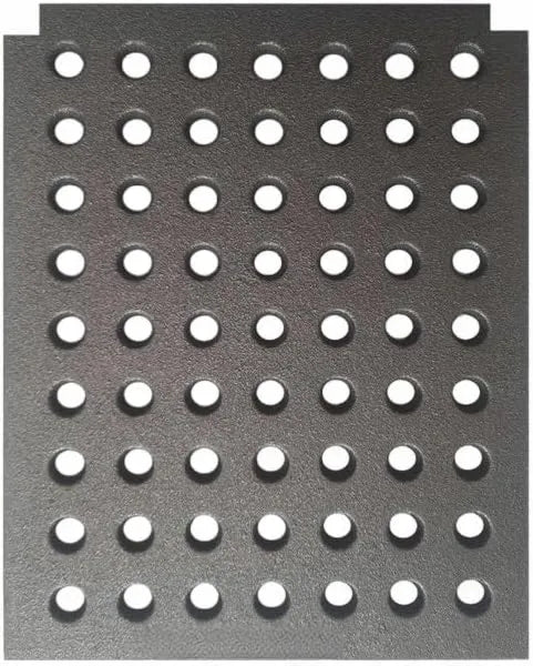 Generic, Piec elektryczny, 29 x 29 cm, grill, odlewane żelazko, Grill dachowy, Popiół / Grill piecyka Heavy- duty