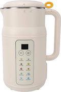 Asixxsix blender kielichowy, EU 220 V Maszyna do mleka, gniazda, maszyny do mleka roślinnego i mleka orzechowego, 40-70°C, 220 V, 1200 Ml, dla mleka migdałowego