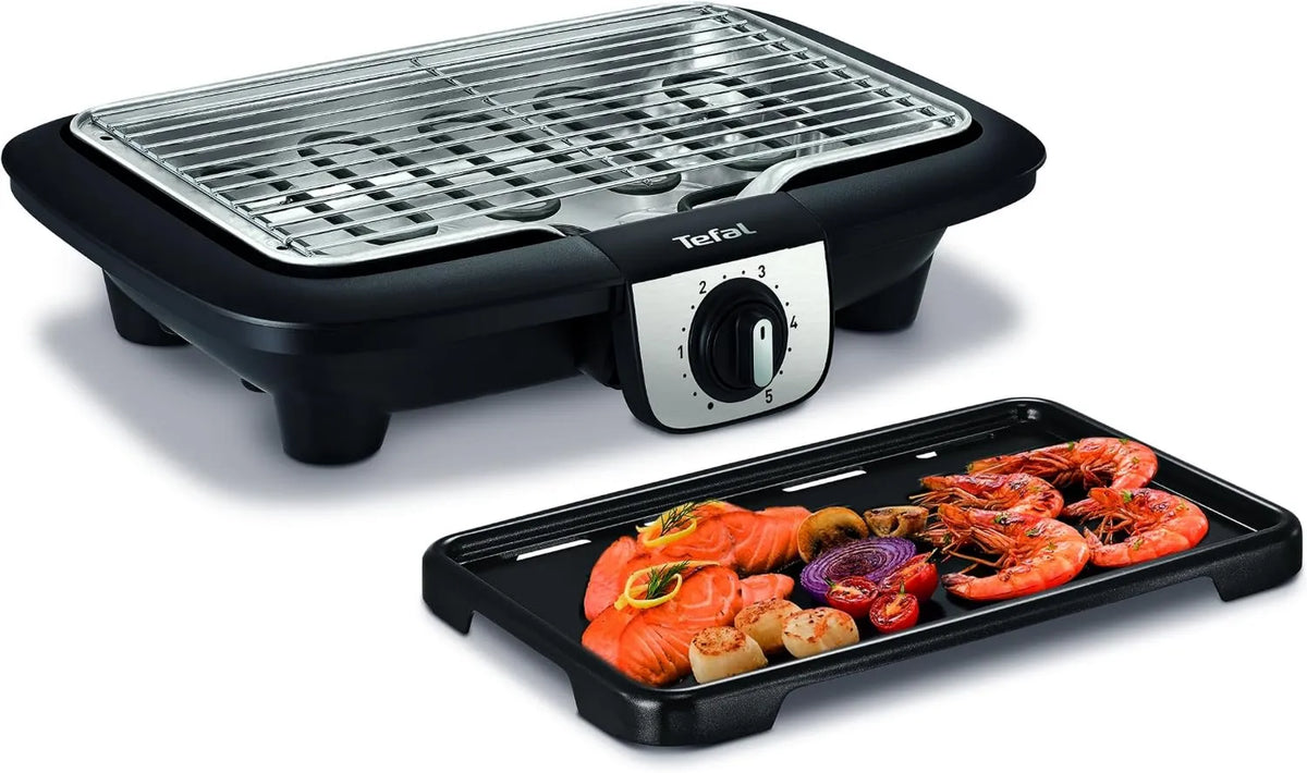 Tefal grill elektryczny, 2in1 EasyGrill, Grill, Plancha, stół, 2100 W 2en1