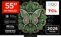 TCL, Google C6K Smart TV, 144 Hz, TV, 4K UHD, HDR, Dolby Vision, Mini LED TV C6K Pro 4K QD, Asystent Google