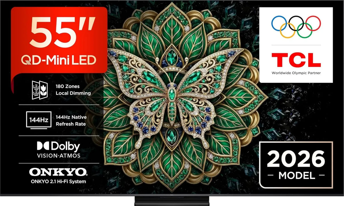 TCL, Google C6K Smart TV, 144 Hz, TV, 4K UHD, HDR, Dolby Vision, Mini LED TV C6K Pro 4K QD, Asystent Google